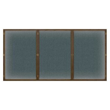 United Visual Products Open Faced Easy Tack Board, 72"x48", Green Fabric/White UV9010AEZ-GREEN-WHITE